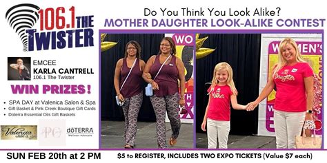 Mother Daughter Look Alike Contest Womens Expo With A Cause