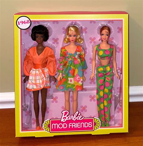 Barbie Stacey Christie 1968 Mod Friends 3 Doll Set New 2018 Vintage