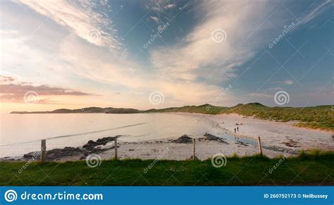 Balnakeil Beach And Sand Dunes At Sunset In The Mid Summerlairg