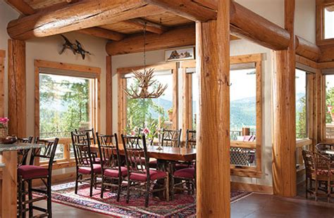 This combination creates an interior that is beautiful, strong, and versatile in design. Log Post and Beam Homes - Blog