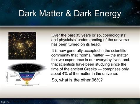 Dark Matter And Dark Energy