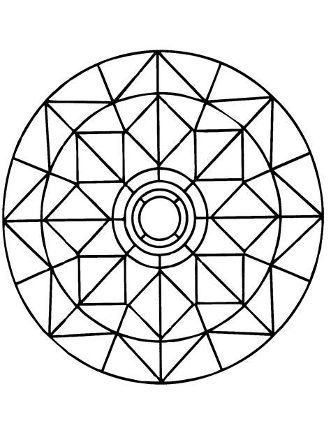 Zen Mandala With Little Designs Mandalas With Geometric Patterns