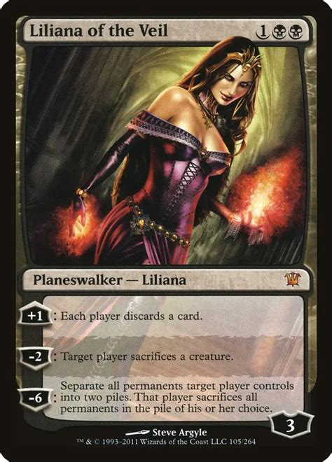 Liliana Of The Veil Legendary Planeswalker — Liliana Innistrad