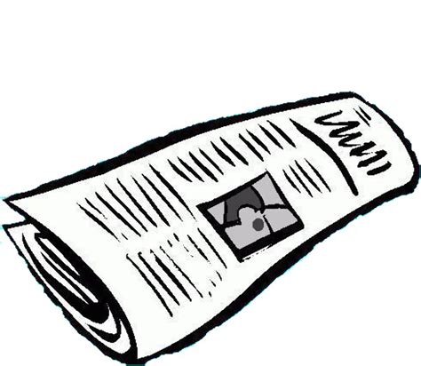 Download High Quality Newspaper Clipart Rolled Up Transparent Png