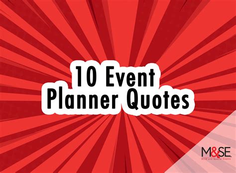 10 Event Planner Quotes Mse