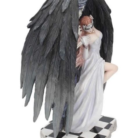 Angels Anne Stokes Dance With Death Gothic Skeleton Grim Reaper Statue