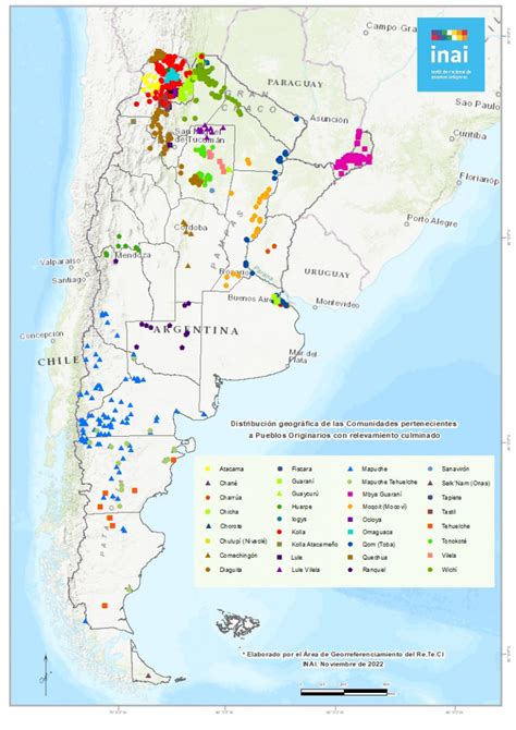 Mapa De Pueblos Originarios Argentina Gob Ar
