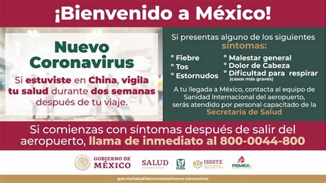 Coronavirus Covid 19 Información útil Si Vuelves A México