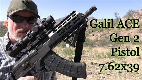 Iwi Galil Ace Gen 2 Pistol 762x39 With Steiner P4xi Tactical Scope