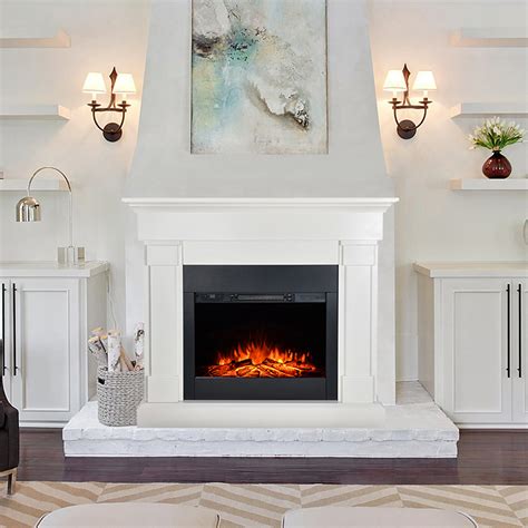 Electric Fireplace With Thermostat Magikflame Most Realistic Electric