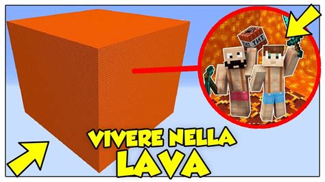 Si PuÒ Sopravvivere In Un Cubo Di Lava Minecraft Ita Youtube