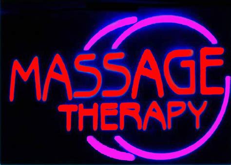 Massage Therapy Neon Sign Diy Neon Signs Custom Neon Signs