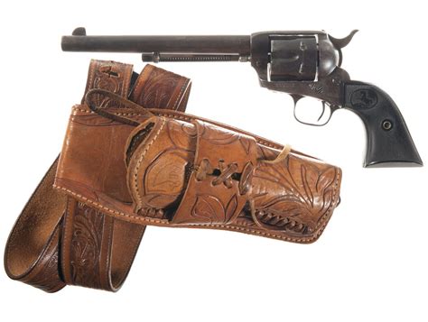 Colt First Generation Single Action Army Revolver With Belt And Holster Rig
