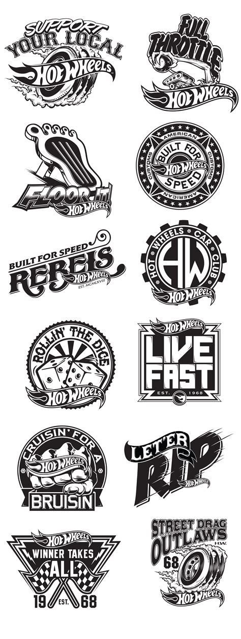 Hot Wheels Logo Project On Behance Wheel Logo Hot Wheels Logo Project