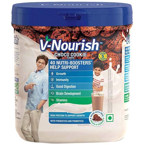 V Nourish Choco Cookie Flavoured Kids Nutrition Drink 200 Gm Jar Price