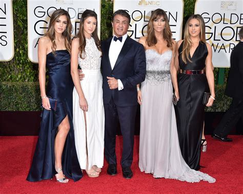 Sylvester Stallones Daughters Spill Details On Their Golden Globes
