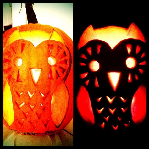 Really Cute Owl Jack O Lantern Owl Pumpkin Owl Pumpkin Carving
