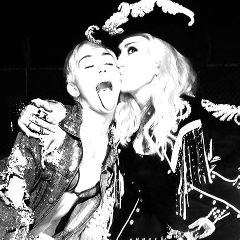 Madonna Kissed Miley Cyrus While The Two Were Working On The Best