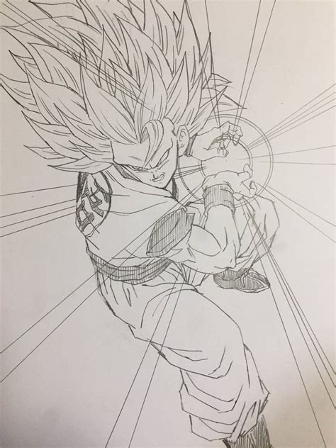 Ssj 3 Kamehameha Goku Dragon Ball Super Artwork Dragon Ball Painting