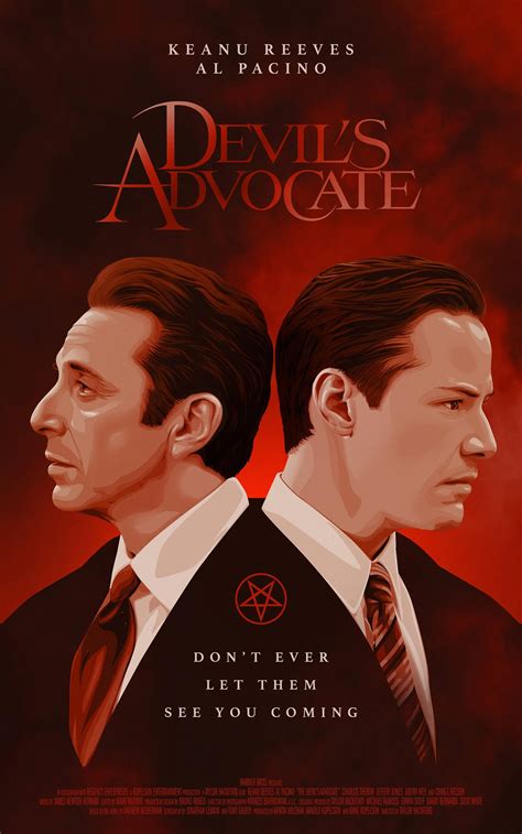 The Devils Advocate Film Poster Movie Poster Wall Art Etsy