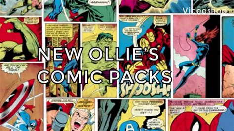 New Ollies Comic Packs Youtube