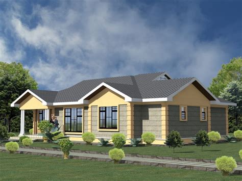Simple Three Bedroom House Plan Hpd Consult