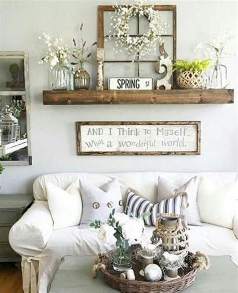 Transform Your Living Room With These 15 Farmhouse Wall Decor Ideas