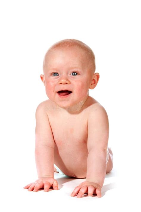 Adorable Smiling Happy Baby Stock Image Image Of Lovely Happy 12810763