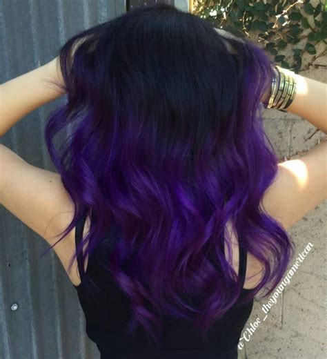 Get The Perfect Ombre Dark Purple Hair Look In 2023 Homyfash