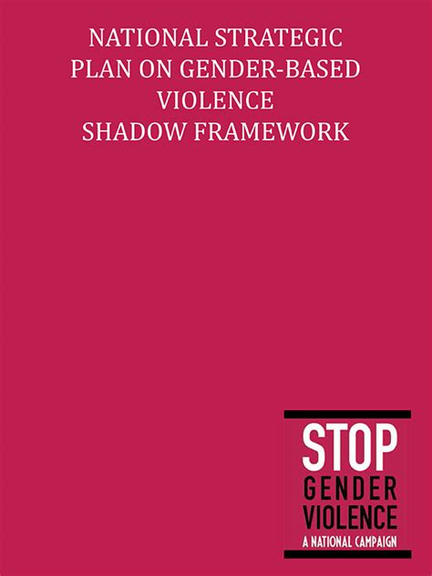 National Strategic Plan On Gender Based Violence Shadow Framework