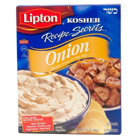 Sobel skips the onion soup mix entirely and instead braises brisket in beef. Lipton Kosher Onion Soup 1.9 Oz : Target
