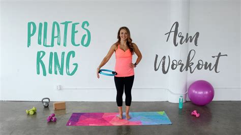 Pilate Ring Arm Workout Arm Exercises Using The Pilates Ring Youtube