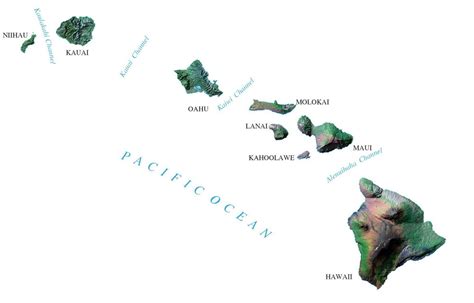 Hawaii Rivers And Channels Map Gis Geography
