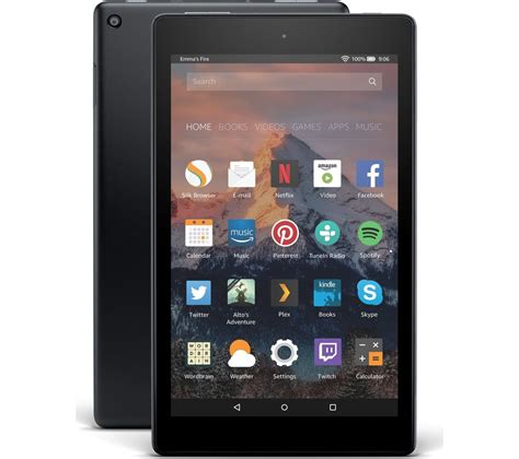 With 32gb of storage space in its base model. AMAZON Fire HD 8 Tablet with Alexa (2017) - 32 GB, Black ...