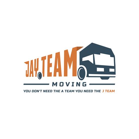 Masculine Bold Moving Company Logo Design For Jay Team Moving By