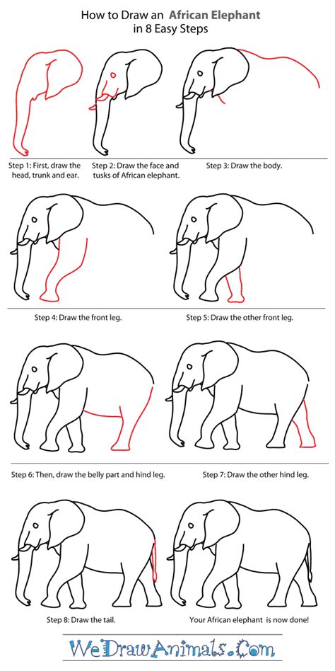 Https://tommynaija.com/draw/how To Draw A African Elephant Step By Step