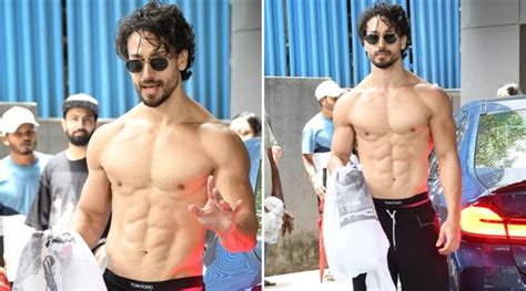 Tiger Shroff Flaunts His Chiseled Abs By Going SHIRTLESS His Glimpse