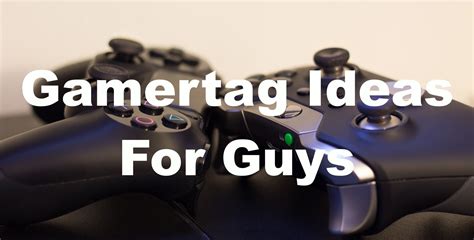 Gamertag Ideas For Guys Cool And Funny Ideas Nerdburglars Gaming