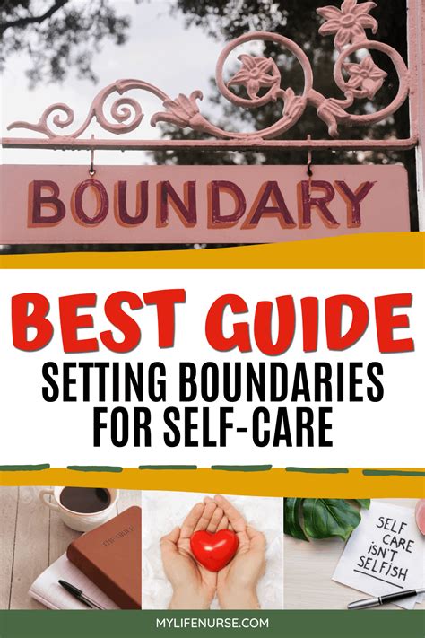 A Guide To Setting Boundaries For Self Care 1 My Life Nurse