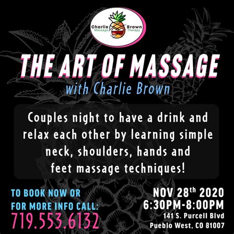Couples Night To Learn Massage Charlie Brown Massage Pueblo