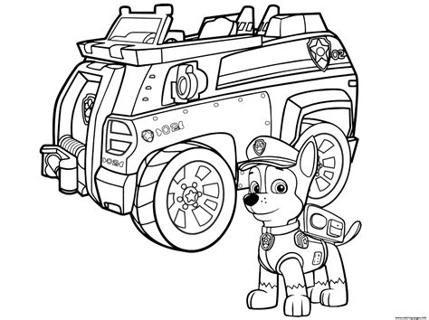 It means many interesting adventures and just vastness of great. Paw Patrol Chase Police Car Coloring Pages Printable