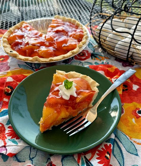 Fresh Peach Pie No Bake — Mommys Kitchen