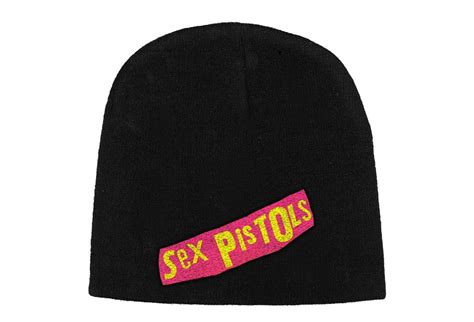 Sex Pistols Logo Embroidered Official Knitted Beanie Hat