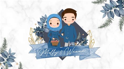 Undangan Pernikahan Kartun Muslim Youtube