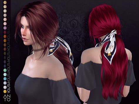 Long Wavy Ponytail For Your Sims Found In Tsr Category Sims 4 Female