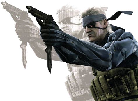 Old Snake Art From Metal Gear Solid 4 Art Artwork Gaming Videogames