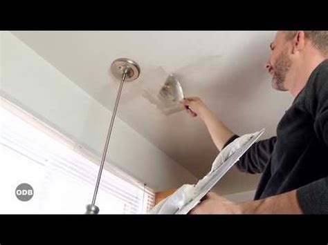 Drywall ceilings aren't as vulnerable as walls, but when they need some patching, then it should be done differently from wall patching. How to Repair a Hole in your Drywall Ceiling - YouTube ...