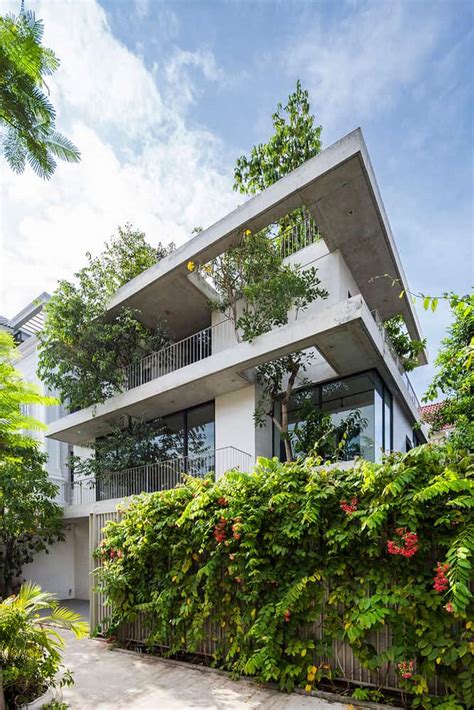 House In Vietnam With Fabulous Exterior Hanging Gardens Designed By Vtn