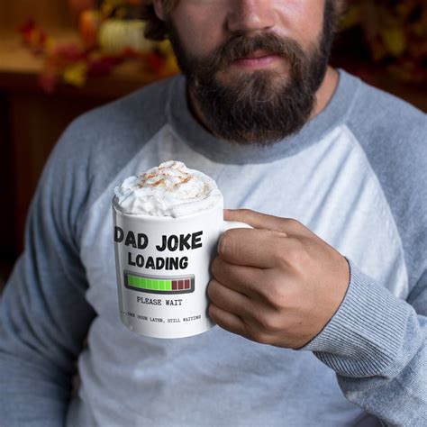 Dad Joke Loading Funny Coffee Mug Sarcartic Gift For Men Etsy