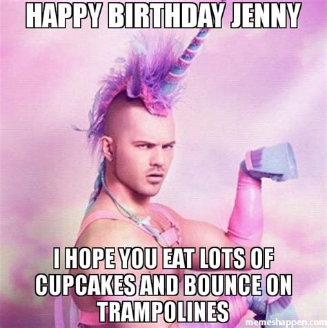 Funny Happy Birthday Jenny Meme